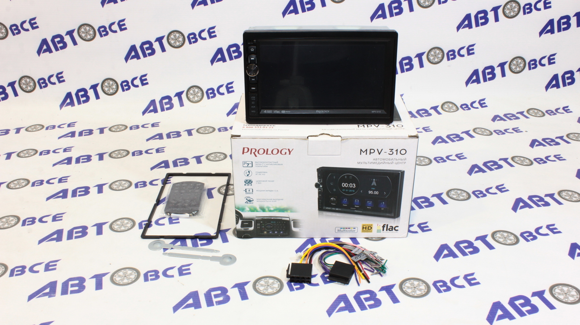 Автомагнитола (магнитофон) 2din черная (USB/BT/SD/FM/AUX/MICRO-SD) MPV310  ANDROID PROLOGY - АудиоТовары